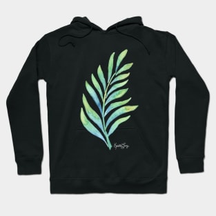 Tropical Palm Leaf 02 Hoodie